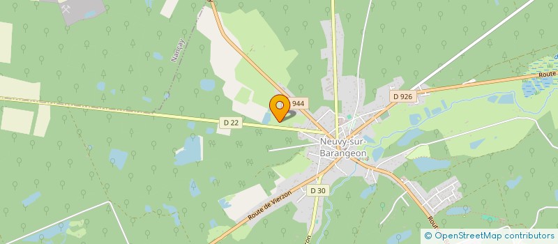 localisation de l'entreprise MONSIEUR ARMAND PILLION  NEUVY-SUR-BARANGEON