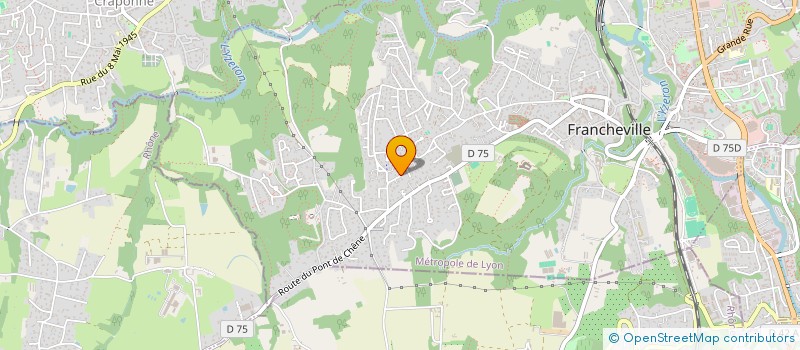 localisation de l'entreprise MONSIEUR ARMAND POULARD  FRANCHEVILLE