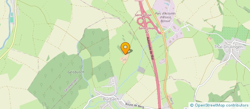 localisation de l'entreprise MONSIEUR ARMAND QUIRIN  BURBACH