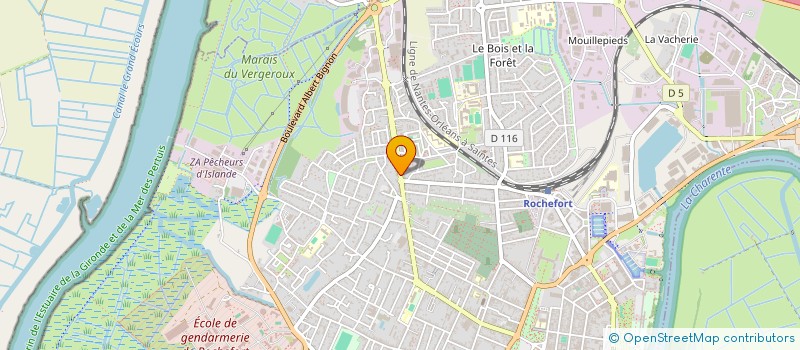 localisation de l'entreprise MONSIEUR ARMAND RABU  ROCHEFORT