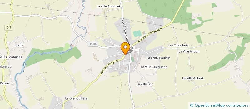 localisation de l'entreprise MONSIEUR ARMAND RAOULT à PLELO