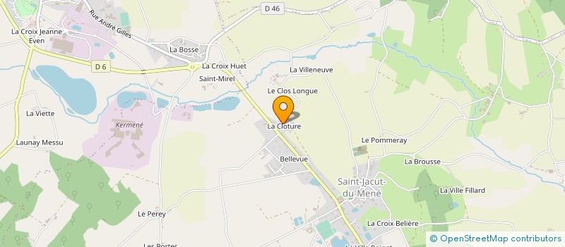 localisation de l'entreprise MONSIEUR ARMAND RENAULT à LE MENE