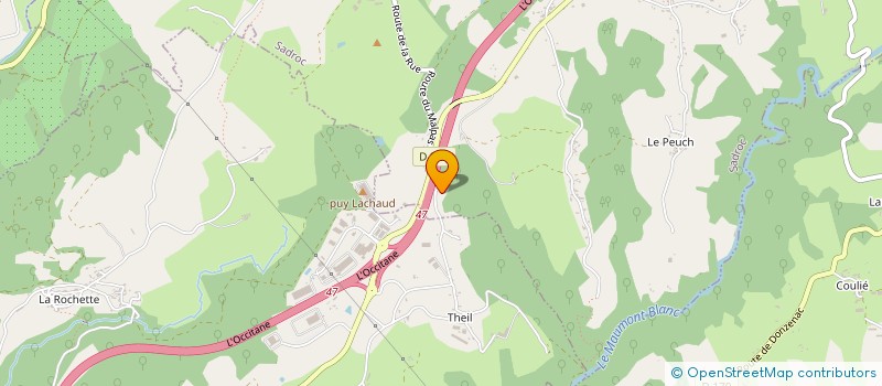 localisation de l'entreprise MONSIEUR ARMAND RESTOUX  SADROC