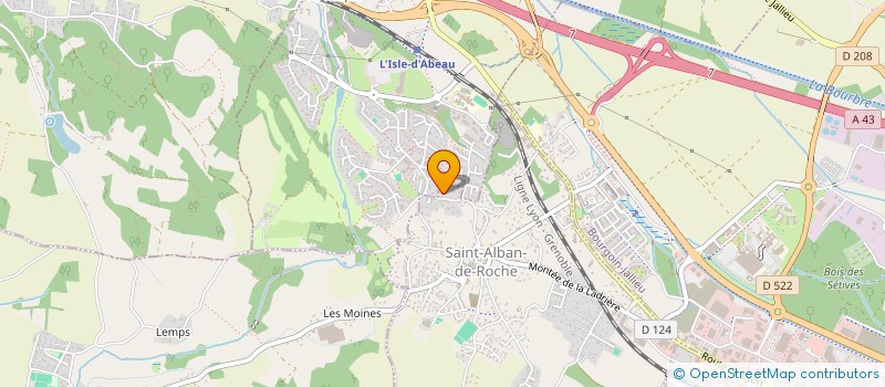 localisation de l'entreprise MONSIEUR ARMAND REYMOND  SAINT-ALBAN-DE-ROCHE