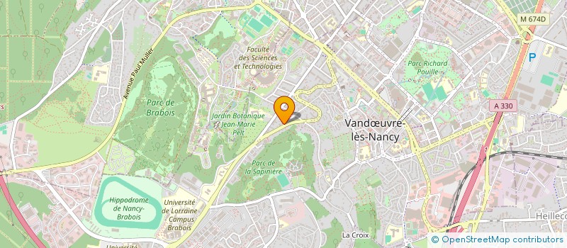 localisation de l'entreprise MONSIEUR ARMAND RIEHM  VANDUVRE-LES-NANCY