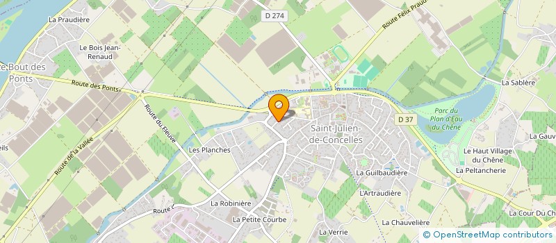 localisation de l'entreprise MONSIEUR ARMAND RIVIERE  SAINT-JULIEN-DE-CONCELLES