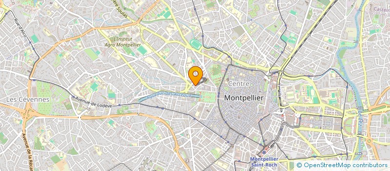 localisation de l'entreprise MONSIEUR ARMAND SADRE à MONTPELLIER