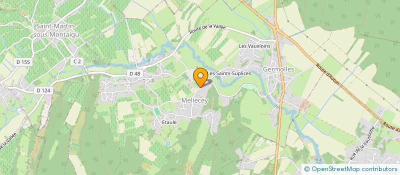 localisation de l'entreprise MONSIEUR ARMAND SALVAI  MELLECEY