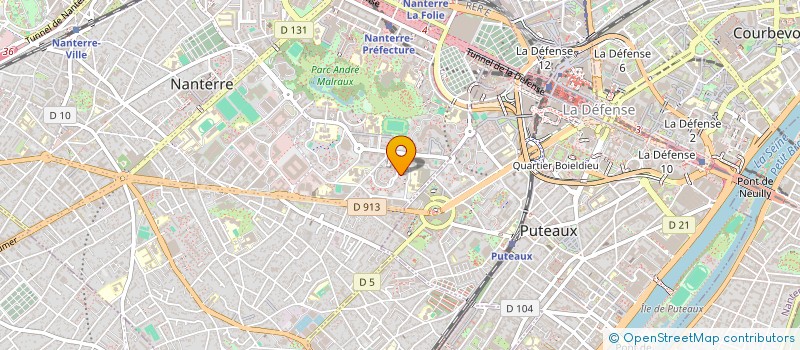 localisation de l'entreprise MONSIEUR ARMAND SAYE  NANTERRE