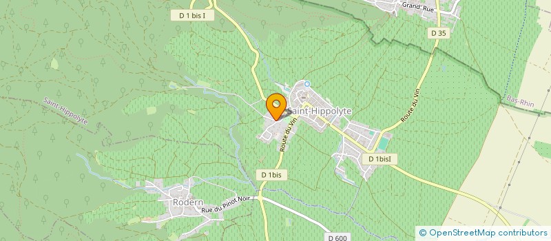 localisation de l'entreprise MONSIEUR ARMAND SCHOTTERER  SAINT-HIPPOLYTE