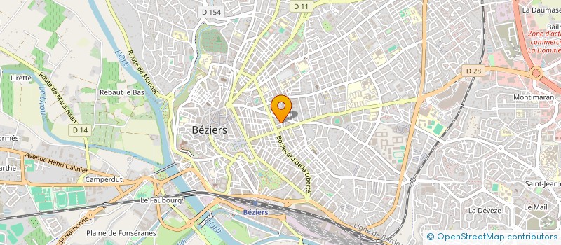 localisation de l'entreprise MONSIEUR ARMAND SCHWEIZER à BEZIERS