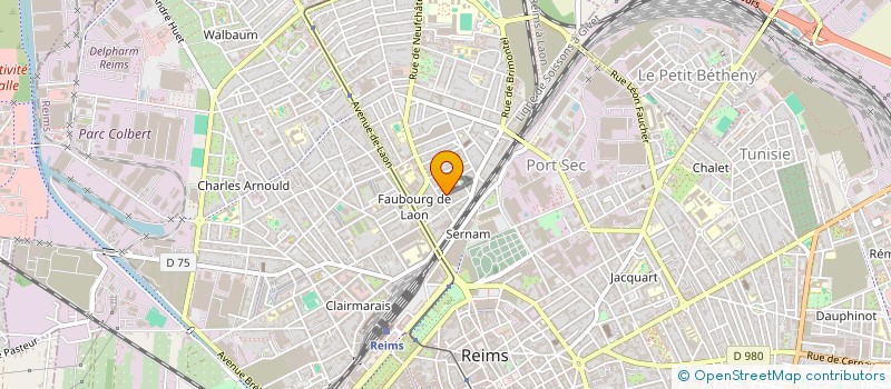 localisation de l'entreprise MONSIEUR ARMAND THIERUS  REIMS