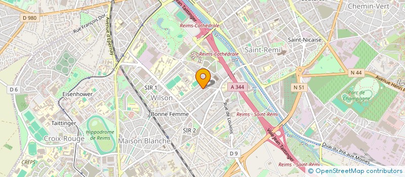 localisation de l'entreprise MONSIEUR ARMAND THIRY  REIMS