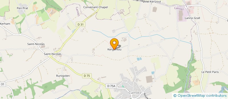 localisation de l'entreprise MONSIEUR ARMAND THOMAS  CAMLEZ