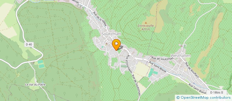 localisation de l'entreprise MONSIEUR ARMAND THUET  SOULTZMATT