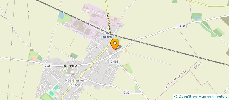 localisation de l'entreprise MONSIEUR ARMAND THUILLART à ROSIERES-EN-SANTERRE