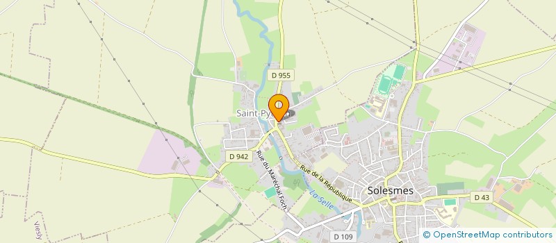 localisation de l'entreprise MONSIEUR ARMAND TOILLIEZ  SAINT-PYTHON