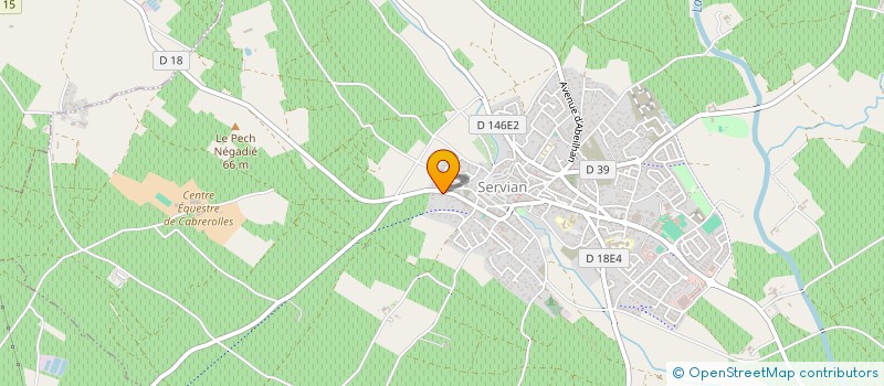 localisation de l'entreprise MONSIEUR ARMAND TOURREL à SERVIAN