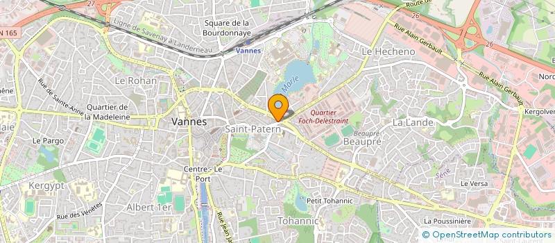 localisation de l'entreprise MONSIEUR ARMAND TREBOSSEN à VANNES