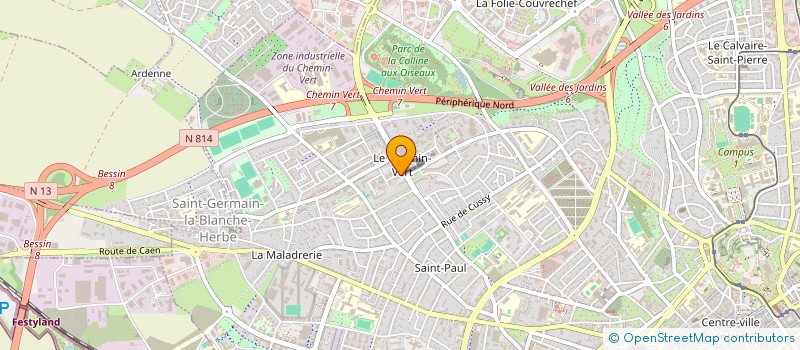 localisation de l'entreprise MONSIEUR ARMAND TRONCHET à CAEN