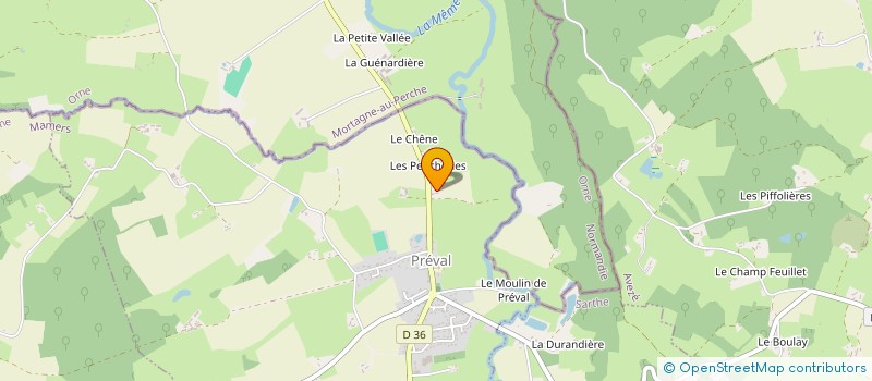 localisation de l'entreprise MONSIEUR ARMAND TUFFIER à SOUVIGNE-SUR-MEME
