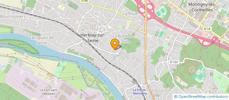 localisation de l'entreprise MONSIEUR ARMAND VAN LOOCKE  HERBLAY-SUR-SEINE