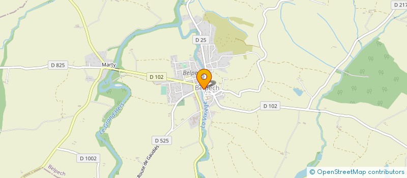 localisation de l'entreprise MONSIEUR ARMAND VILLEROUX  BELPECH