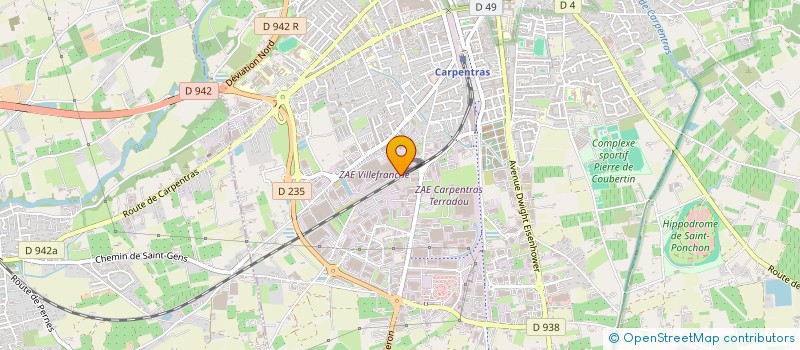 localisation de l'entreprise MONSIEUR ARMAND VINCENT  CARPENTRAS