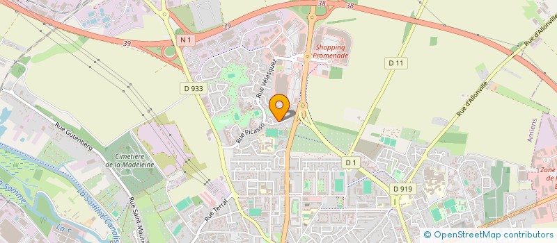 localisation de l'entreprise MONSIEUR ARMANDO AFONSO  AMIENS