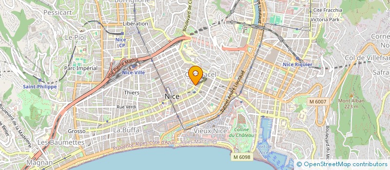 localisation de l'entreprise MONSIEUR ARMANDO ARDUIN BACURA à NICE
