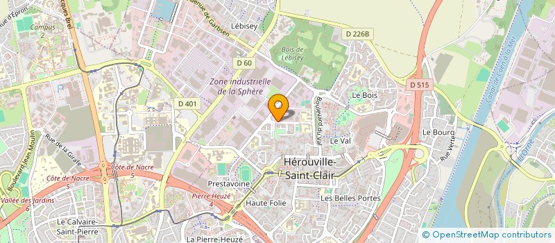 localisation de l'entreprise MONSIEUR ARMANDO BENGUELA  HEROUVILLE-SAINT-CLAIR