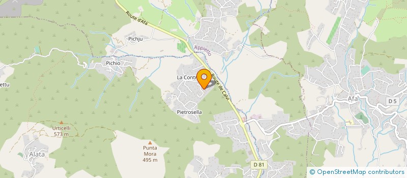 localisation de l'entreprise MONSIEUR ARMANDO BIANCO  ALATA