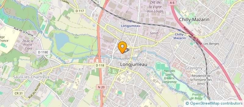 localisation de l'entreprise MONSIEUR ARMANDO DA ROCHA OLIVEIRA à LONGJUMEAU
