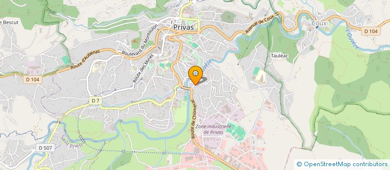 localisation de l'entreprise MONSIEUR ARMANDO DA SILVA à PRIVAS