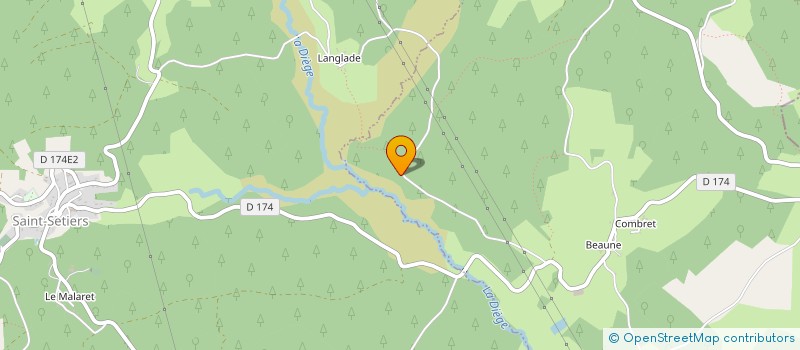 localisation de l'entreprise MONSIEUR ARMANDO DA SILVA COTA  SORNAC