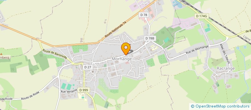 localisation de l'entreprise MONSIEUR ARMANDO DOS SANTOS GRAZINA  MORHANGE