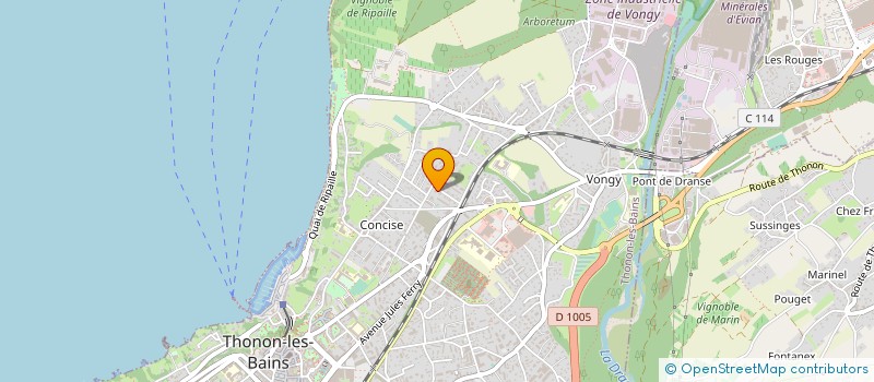 localisation de l'entreprise MONSIEUR ARMANDO FERNANDES à THONON-LES-BAINS