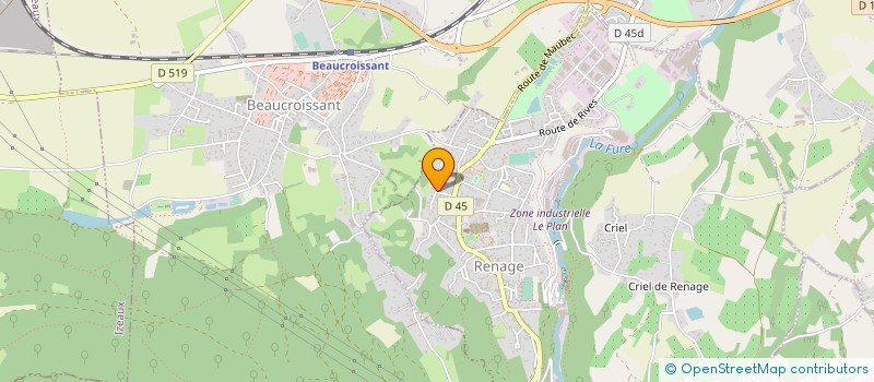 localisation de l'entreprise MONSIEUR ARMANDO GONCALVES  RENAGE