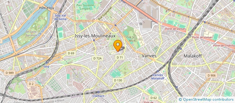 localisation de l'entreprise MONSIEUR ARMANDO MARTIN CAVERO RONDAN à ISSY-LES-MOULINEAUX