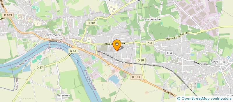 localisation de l'entreprise MONSIEUR ARMANDO MARTINS DOS SANTOS à TREVOUX