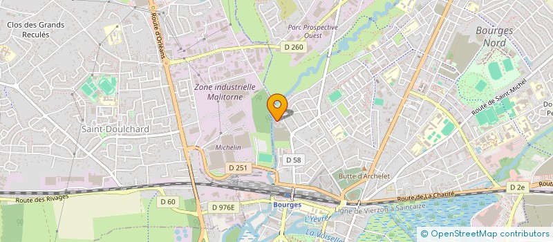 localisation de l'entreprise MONSIEUR ARMANDO MUHAJ  SAINT-LOUIS