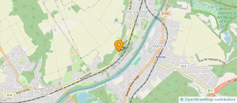 localisation de l'entreprise MONSIEUR ARMANDO NOGUEIRA OLIVEIRA  BUTRY-SUR-OISE