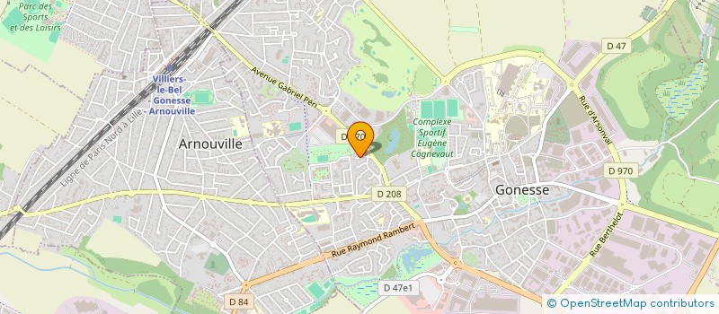 localisation de l'entreprise MONSIEUR ARMANDO PINHEIRO DA SILVA à GONESSE