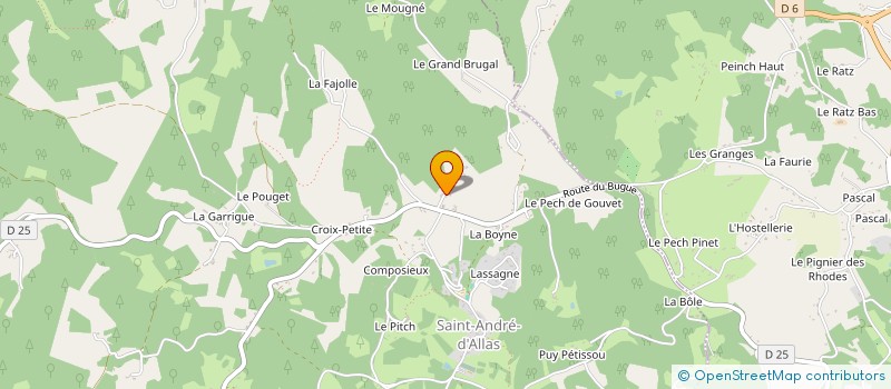 localisation de l'entreprise MONSIEUR ARMANDO RENTES BIOR  SAINT-ANDRE-D'ALLAS