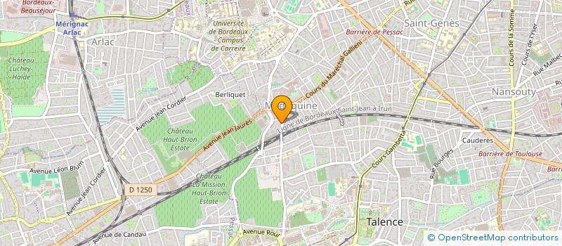 localisation de l'entreprise MONSIEUR ARMANDO RODRIGUES DA ROCHA  TALENCE