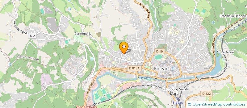 localisation de l'entreprise MONSIEUR ARMANDO STANESCU  FIGEAC