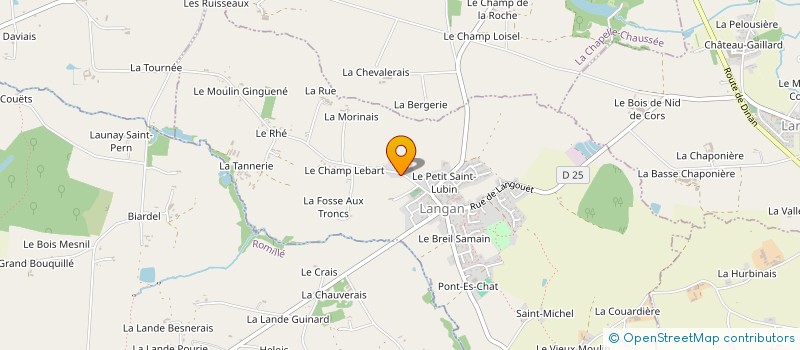 localisation de l'entreprise MONSIEUR ARMEL ABAUTRET  LANGAN