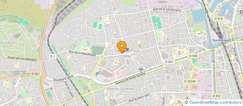localisation de l'entreprise MONSIEUR ARMEL AERTS à DUNKERQUE