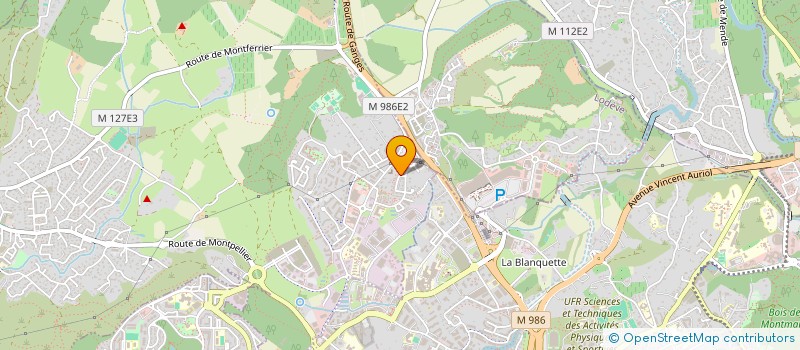 localisation de l'entreprise MONSIEUR ARMEL ARBAOUI  GRABELS