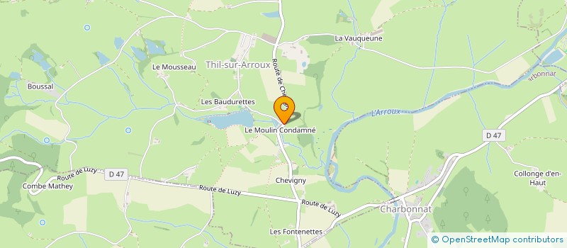 localisation de l'entreprise MONSIEUR ARMEL BAILLY  THIL-SUR-ARROUX